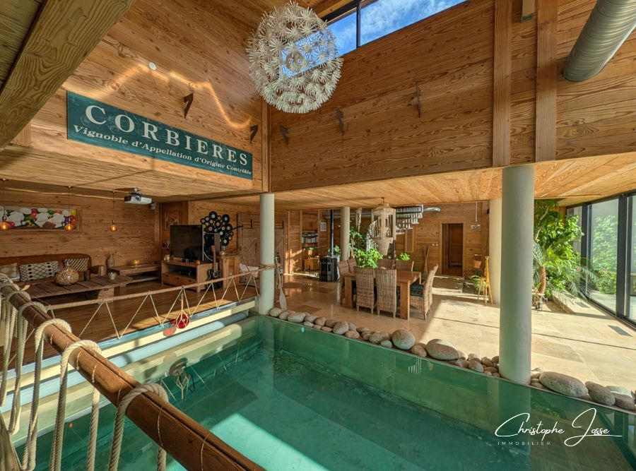 SIGEAN Villa d'architecte d'exception avec piscine 8