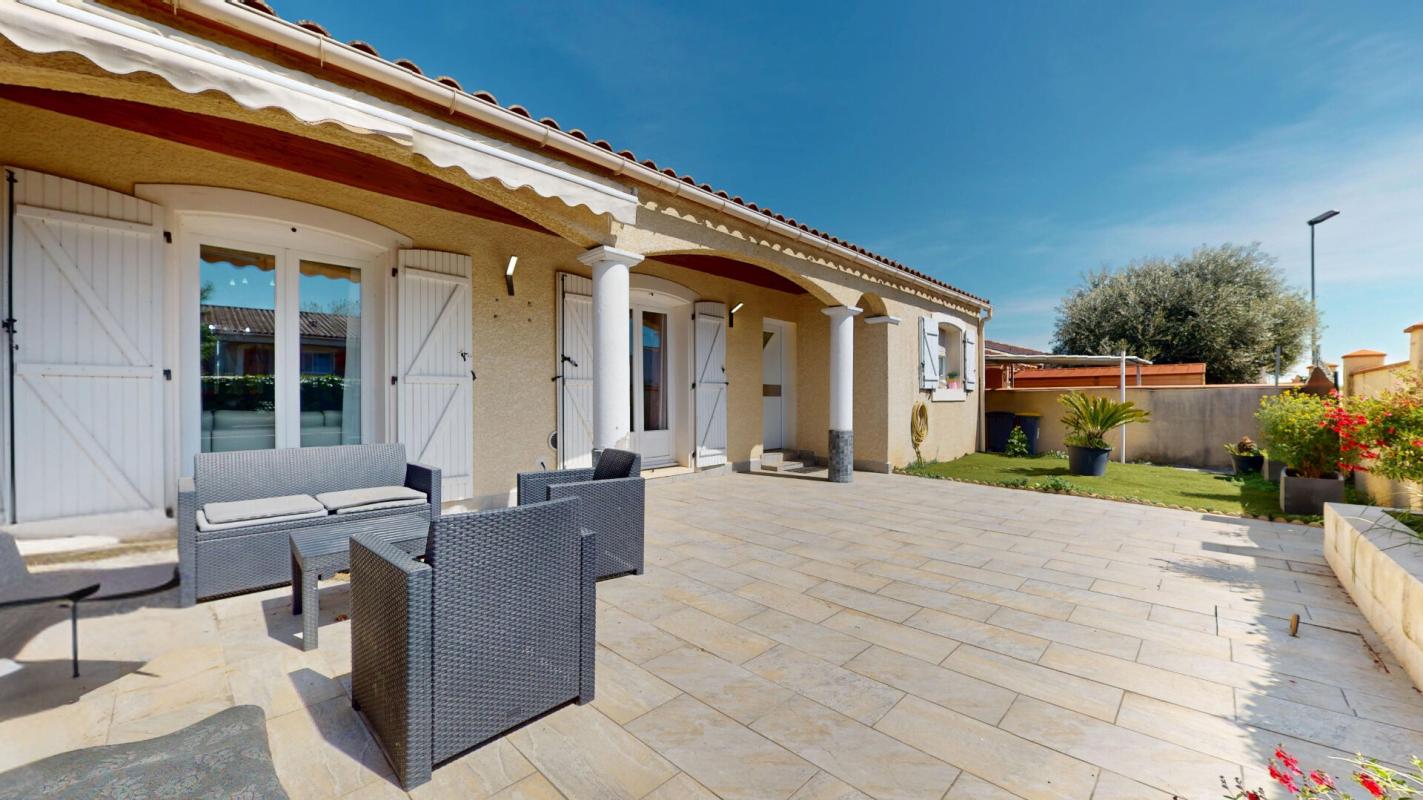CARCASSONNE EN EXCLUSIVITE - PLAIN PIED - 2 FACES - 3 CHAMBRES - CLIMATISATION - CHAUFFEAU THERMODYNAMIQUE 1