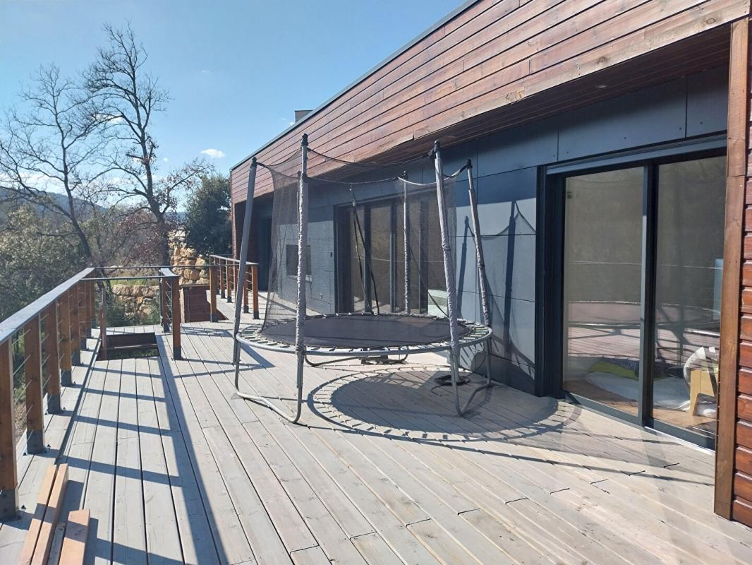 SALERNES Maison contemporaine ossature bois avec piscine 3