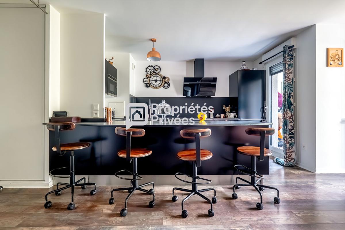 NANTERRE Superbe 3 pièces de 71,14m² avec balcon et loggia, Résidence récente quartier République Nanterre 5