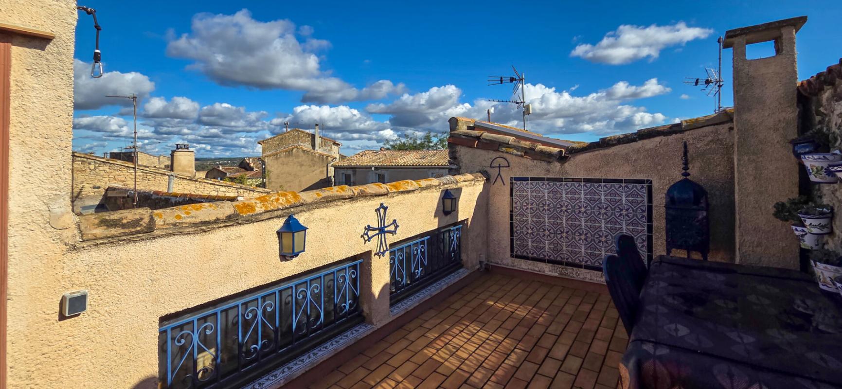 NEZIGNAN-L'EVEQUE Maison de charme de style renaissance, terrasse, garage proche Pézénas 9