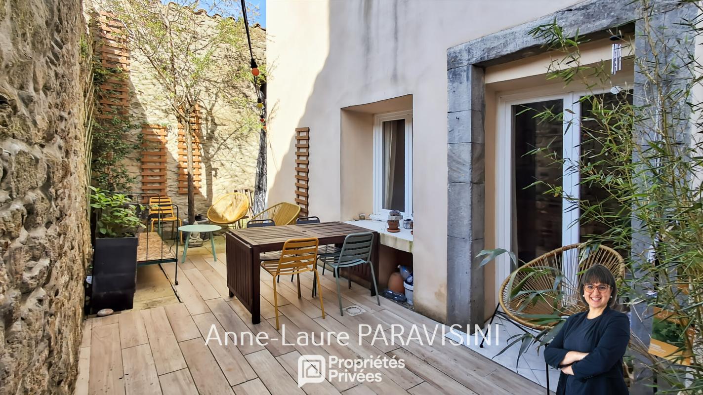 PENNAUTIER Pennautier - Charme de l'ancien et confort contemporain pour cette maison de village rénovée avec cour et 4 chambres 1