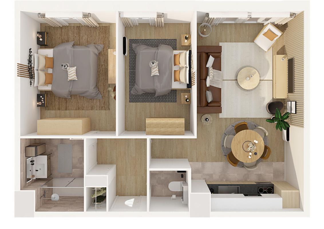 SERRIS Appartement Serris 3 pièce(s) 60 m2 13