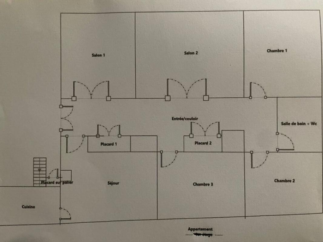 VERNEUIL-SUR-AVRE Appartement  lumineux et spacieux  fort potentiel hyper centre 7