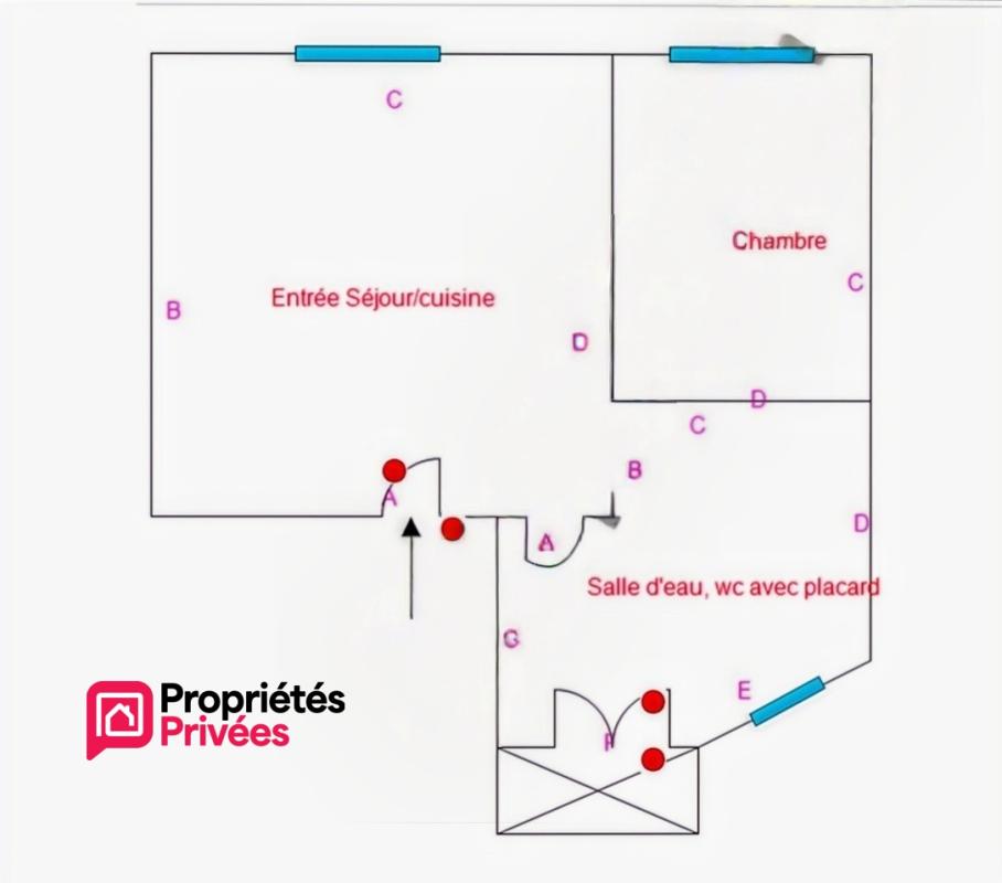 CAGNES-SUR-MER Haut-de-Cagnes 2 pièces meublé, dernier étage 7