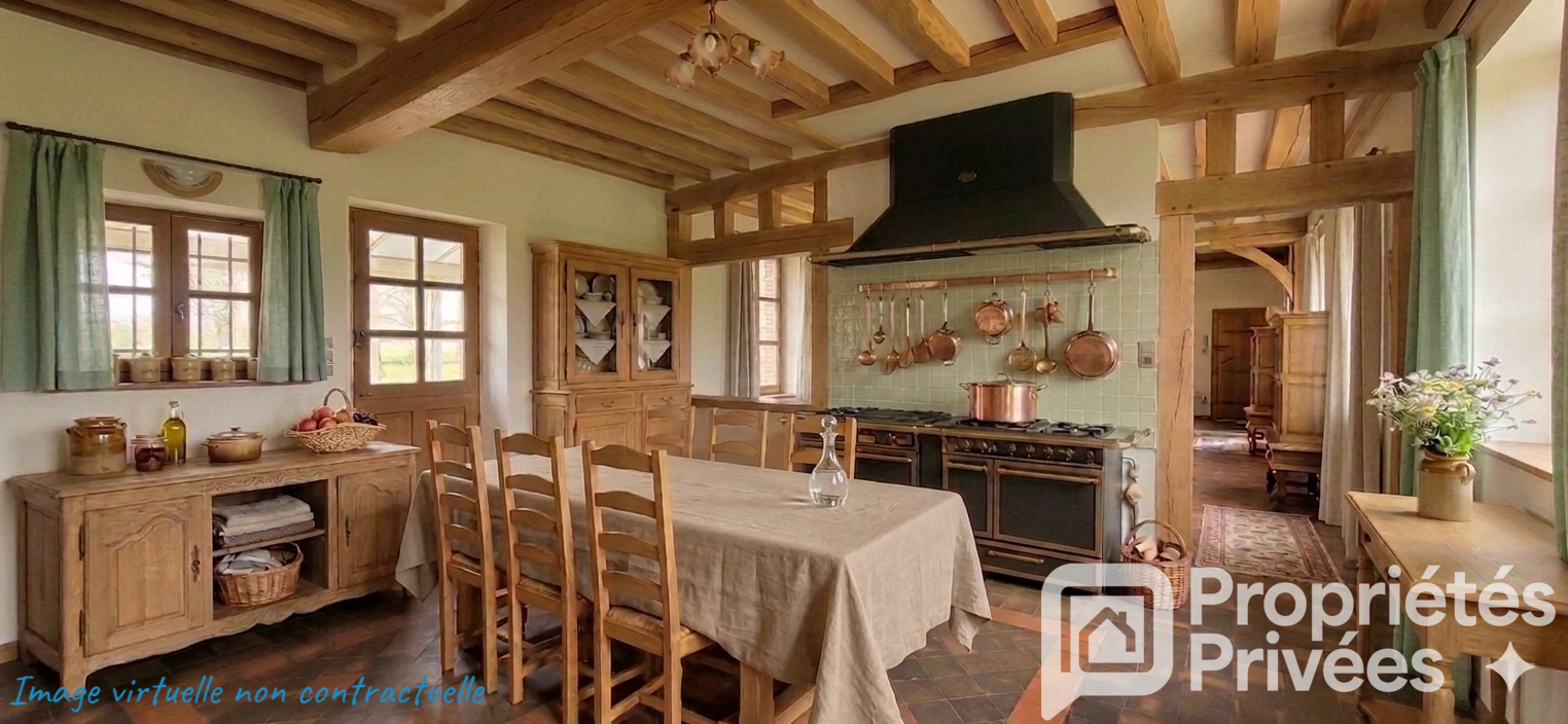 LA FERTE-VIDAME Maison de Maître avec prairies et annexes 6