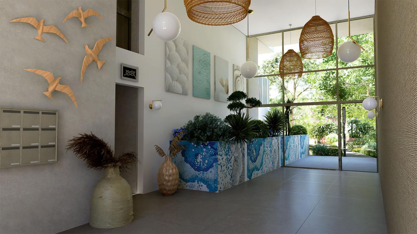 SETE Corniche de Sète. T4 de standing, Terrasse plus jardinière 40,6 m² Sud, Bord de Mer 6