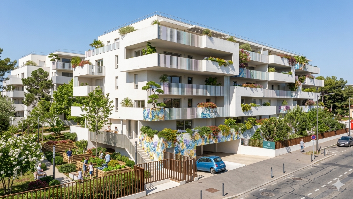 SETE Corniche de Sète. T4 de standing, Terrasse plus jardinière 40,6 m² Sud, Bord de Mer 8