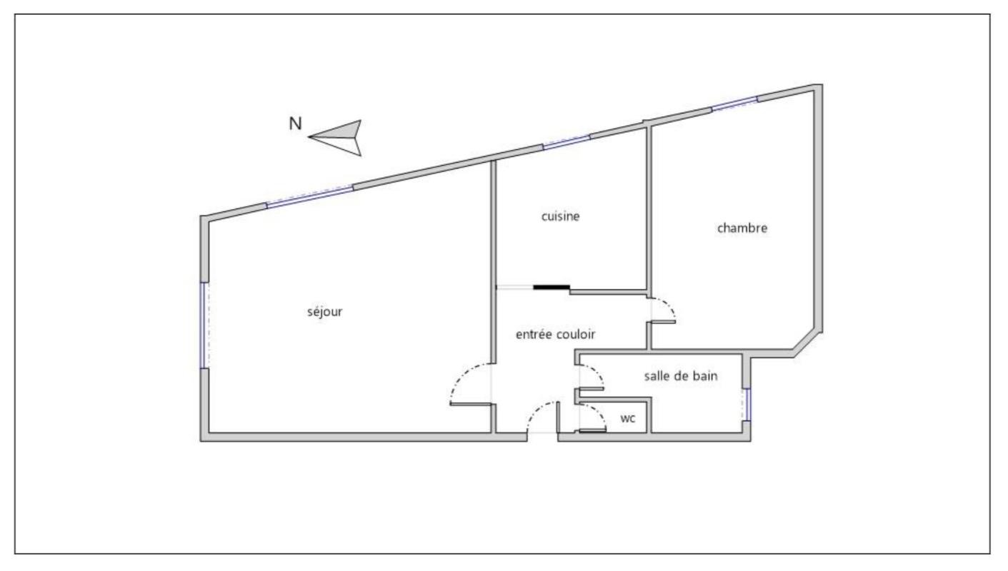 QUIMPER Appartement T2 meublé et loué - 39 m2 16