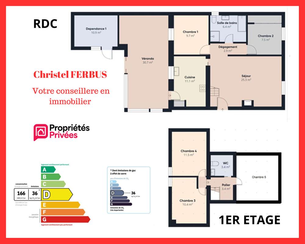 SEVRAN 93270 SEVRAN - Secteur FREINVILLE -Maison 6 pièces 127.50 m² - 4 chambres - 1Bureau - Jardin 1
