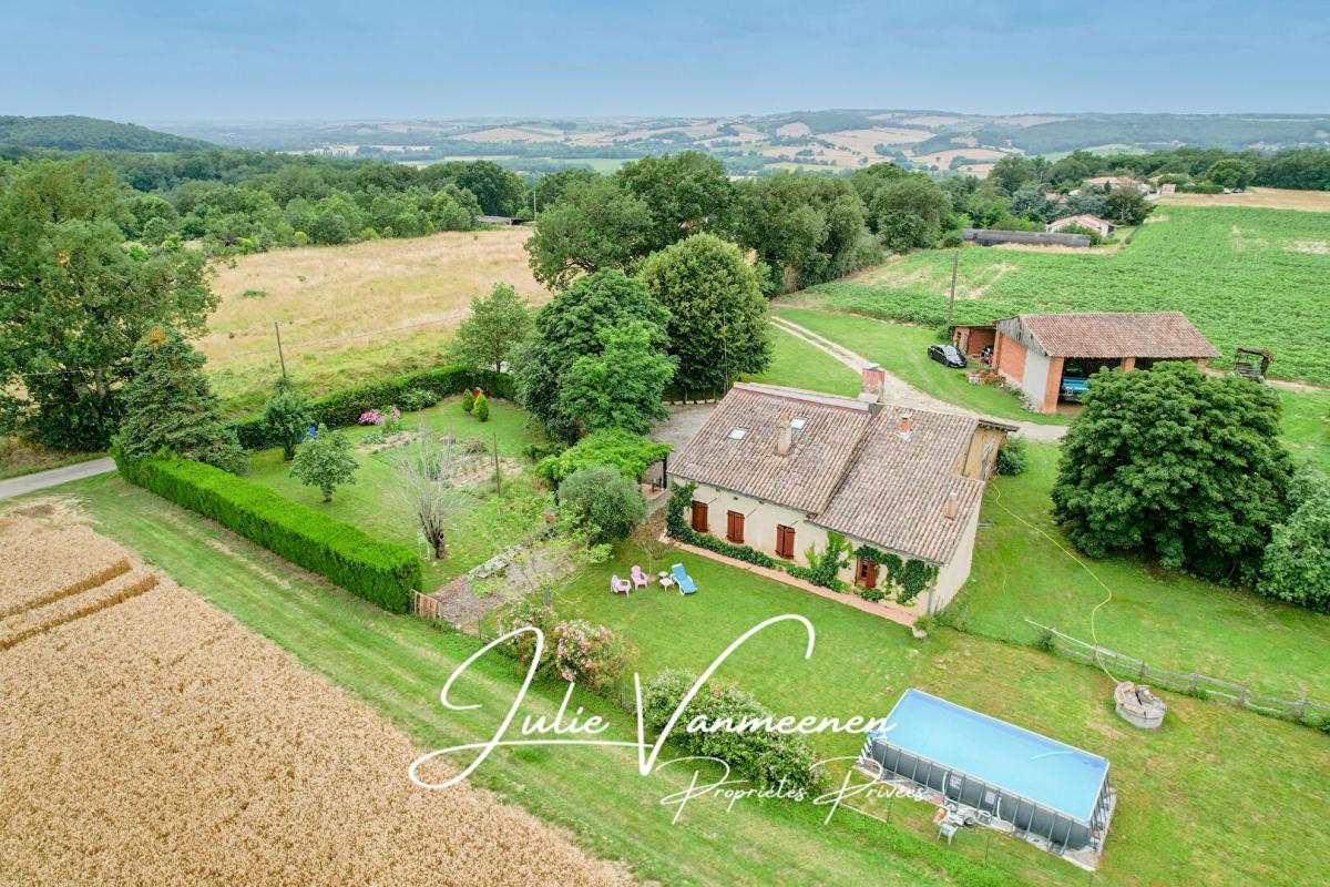 LEVIGNAC LEVIGNAC (31530) - Ancien corps de ferme de 152m² habitables + 120m² de dépendances sur 2900m² de terrain 3
