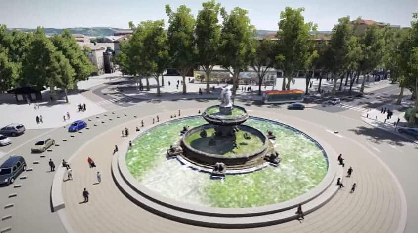 AIX-EN-PROVENCE Aix En Provence (cours Mirabeau) App 5 pièce(s) 137.95 m2 , terrase de 30,M2  2 stationnement en sous sol 2