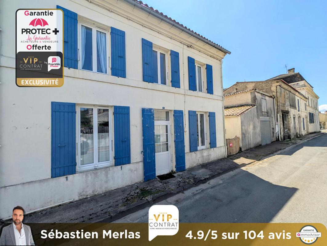 MORTAGNE-SUR-GIRONDE GARANTIE PROTEC+ 12 MOIS INCLUS ! Maison de ville 1