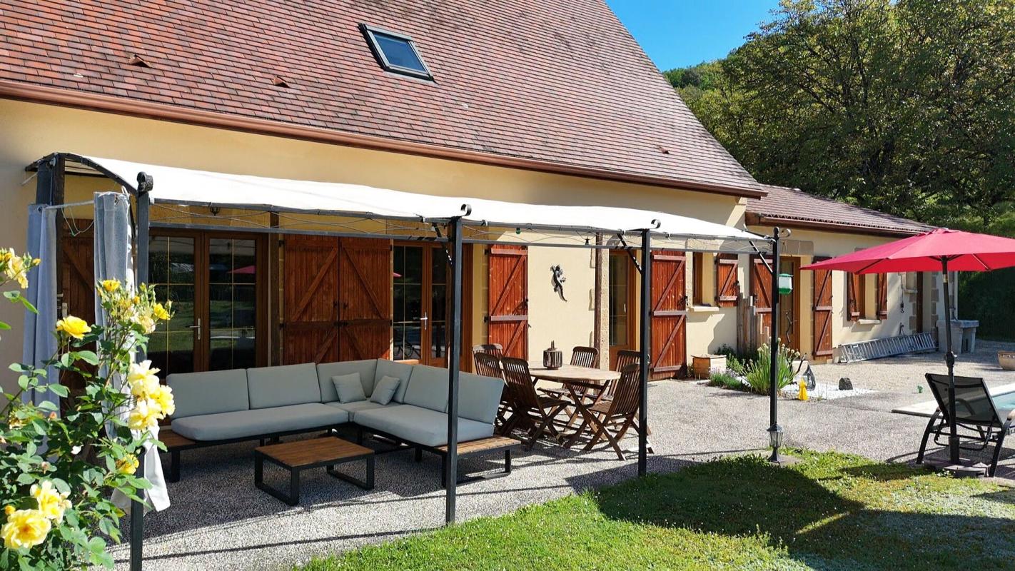 CASTELNAUD-LA-CHAPELLE Ensemble contemporain avec maison principale, gîte indépendant, piscine chauffée et vaste terrain 3