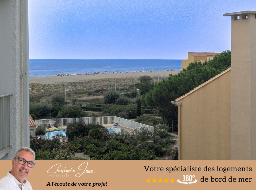 PORT LEUCATE Appartement avec loggia vue mer et parking privé 2