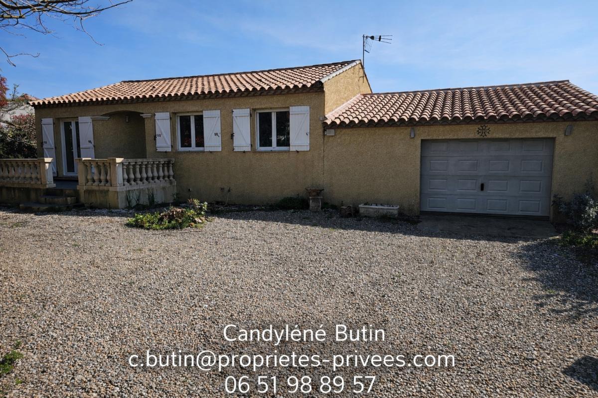 LESPIGNAN Villa  4 pièce(s) 107m2 Ave grand garage et piscine 18