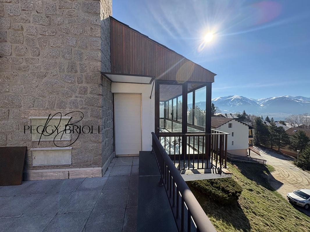 FONT-ROMEU-ODEILLO-VIA Haut de chalet , vue panoramique sur Font Romeu 14