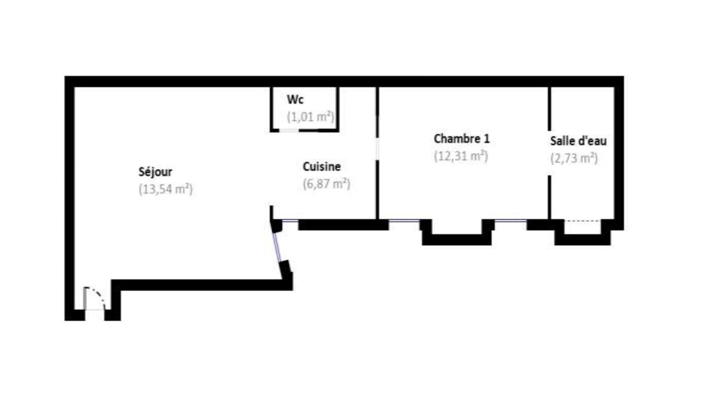 LEVALLOIS-PERRET Appartement 39 m2 au dernier étage 12