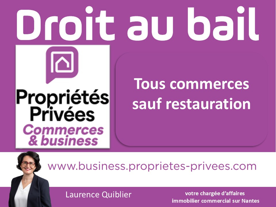 NANTES 44000 NANTES - BAIL A CEDER, LOCAL COMMERCIAL 40 M² PROCHE CATHEDRALE 3