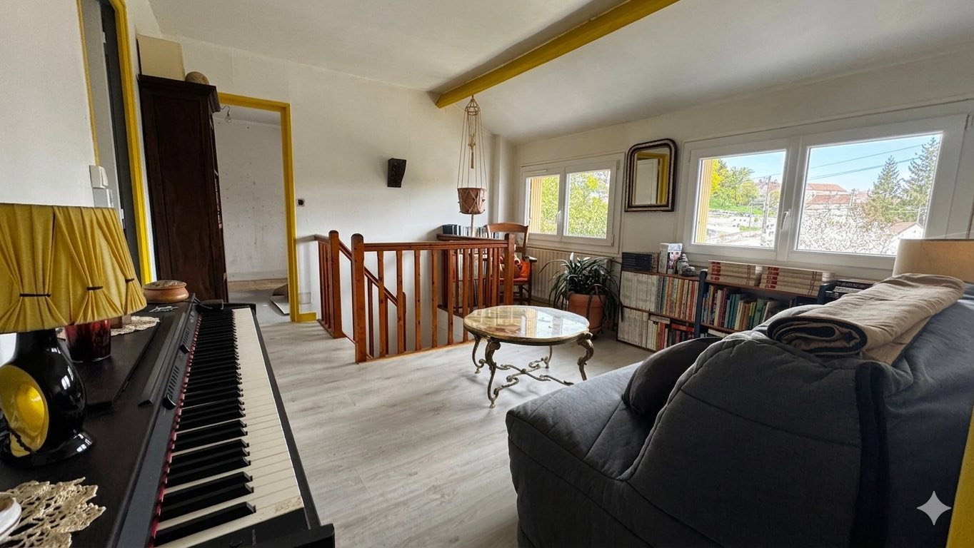 MEREVILLE Maison familiale de 125 m² ? 5 chambres ? Sous-sol total 13