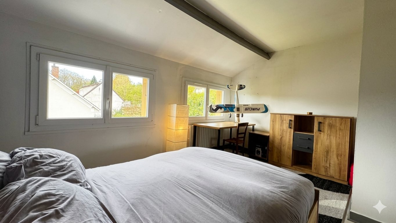 MEREVILLE Maison familiale de 125 m² ? 5 chambres ? Sous-sol total 17