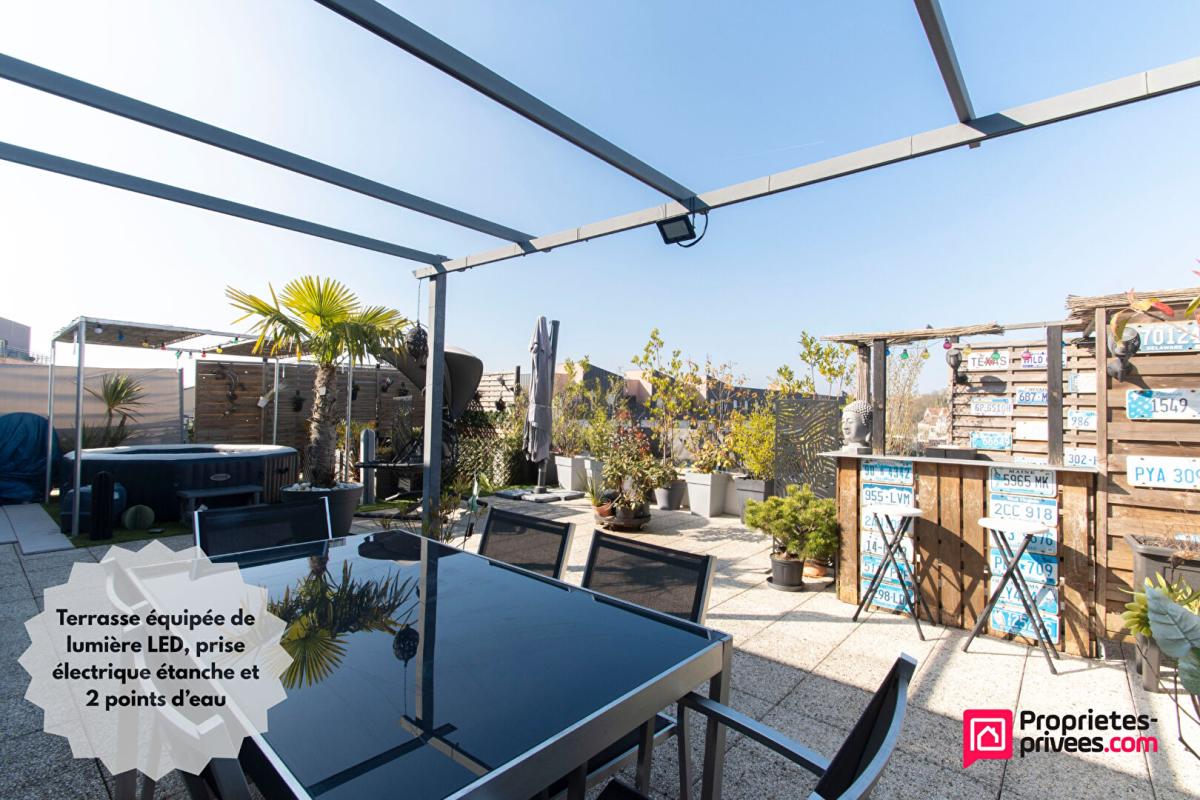 CORBEIL-ESSONNES Appartement F4 84m² avec terrasse de 76m², 2 balcons + 2 parkings 16