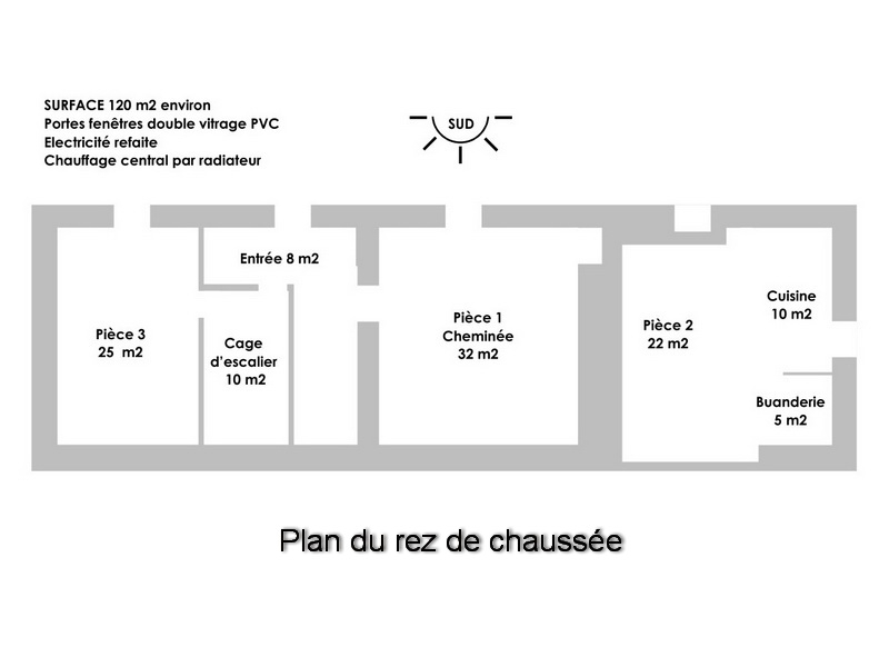 SAINT-CYPRIEN Maison  atypique de 228 m2 4 chambres jardin piscine proche commerces 15