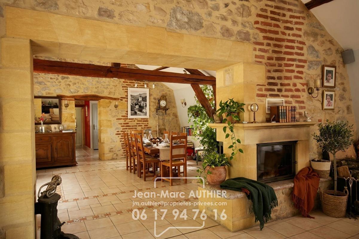 SAINT-CYPRIEN Maison  atypique de 228 m2 4 chambres jardin piscine proche commerces 6