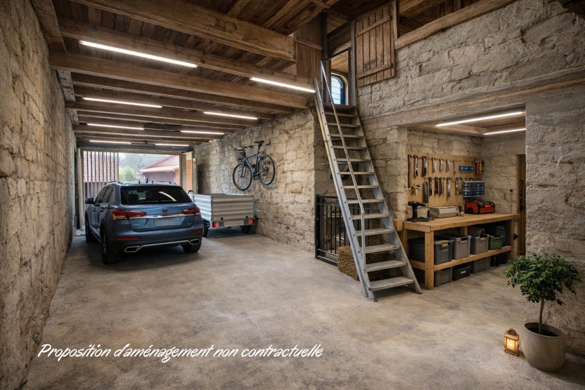 MARLENS Grange  authentique à fort potentiel 600 m2  Marlens 12