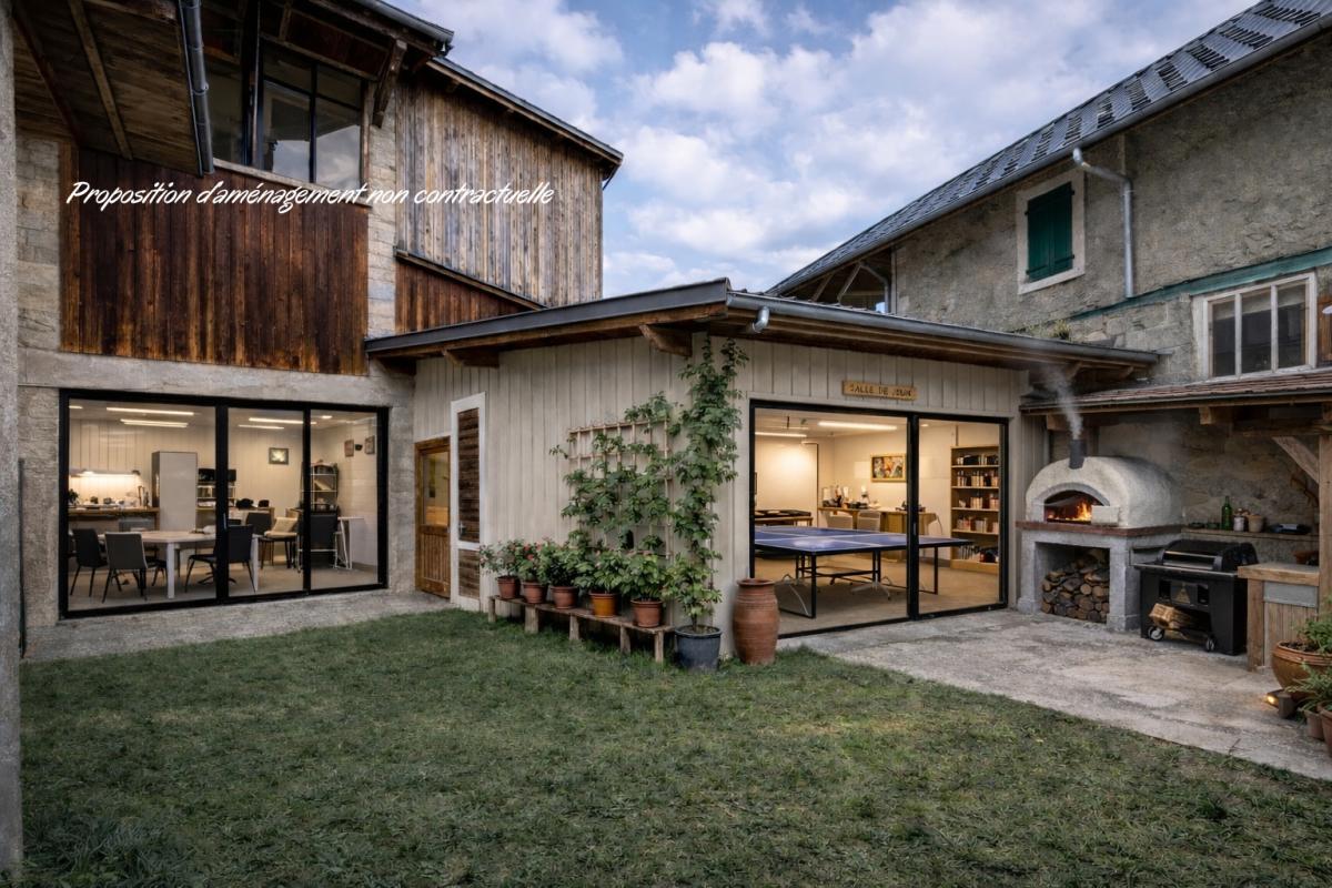 MARLENS Grange  authentique à fort potentiel 600 m2  Marlens 14