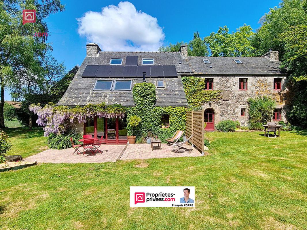 MORLAIX Propriété Plougonven 167 m2 et terrain de 3,7 Ha 1
