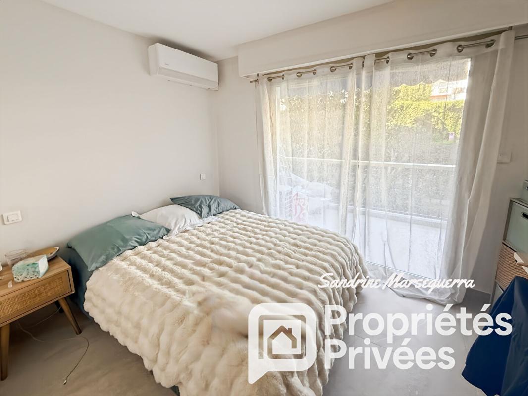 CAGNES-SUR-MER LE GRAND LARGE 2P traversant rez-de-jardin  2 terrasses 6