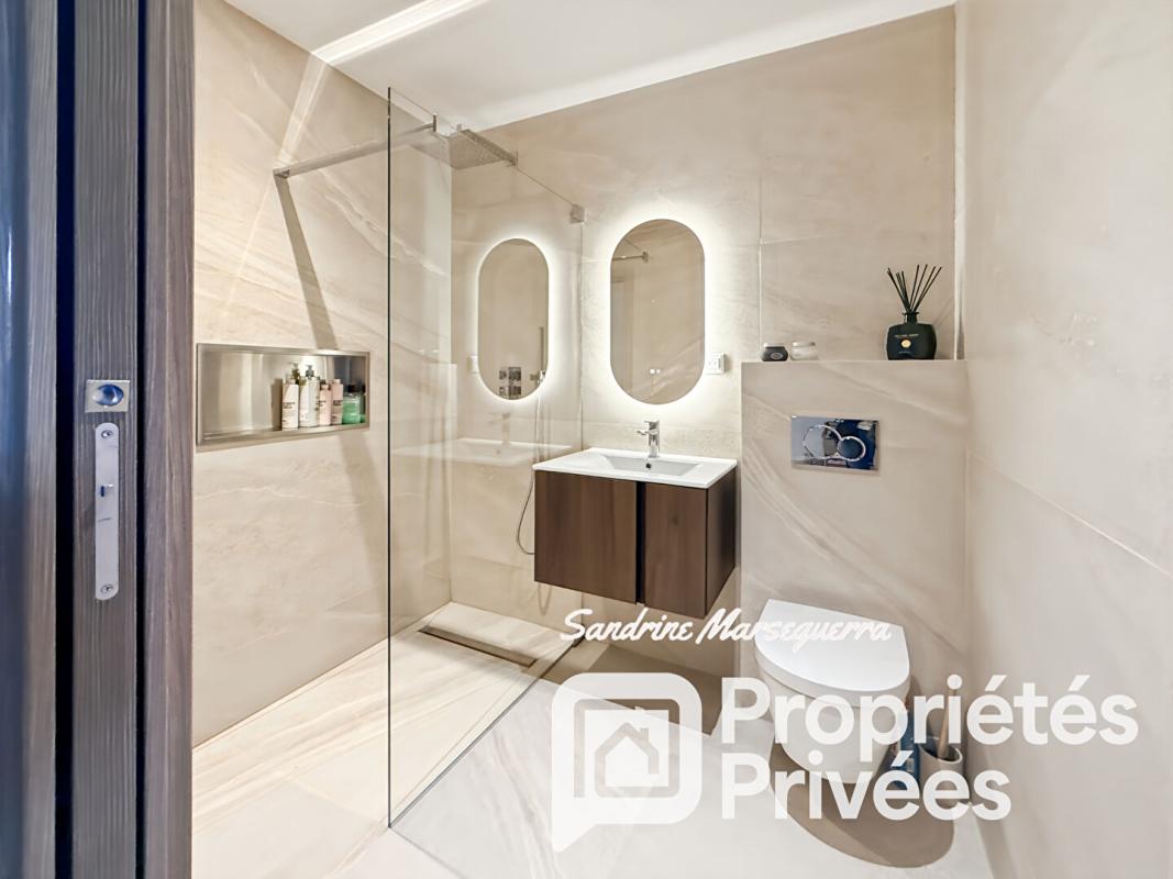 CAGNES-SUR-MER LE GRAND LARGE 2P traversant rez-de-jardin  2 terrasses 8