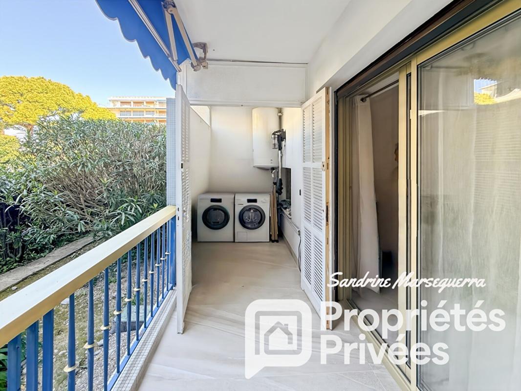 CAGNES-SUR-MER LE GRAND LARGE 2P traversant rez-de-jardin  2 terrasses 9