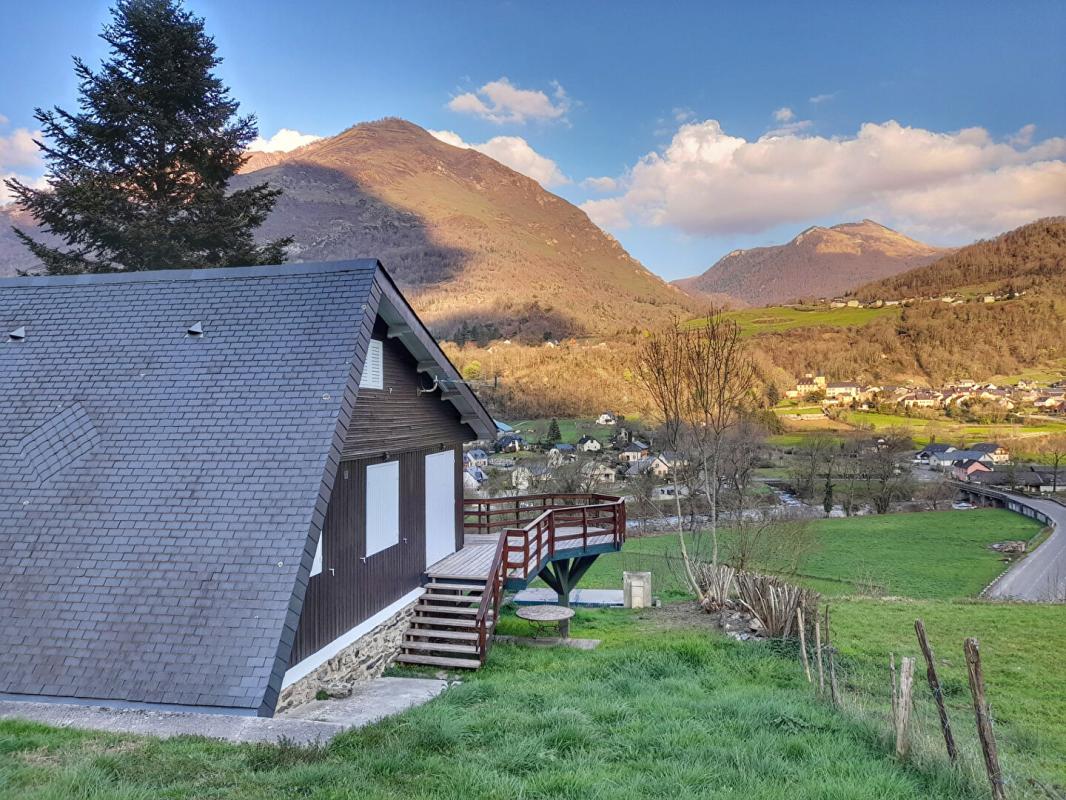 LARUNS Chalet en bois avec vue sur les Pyrénées 2