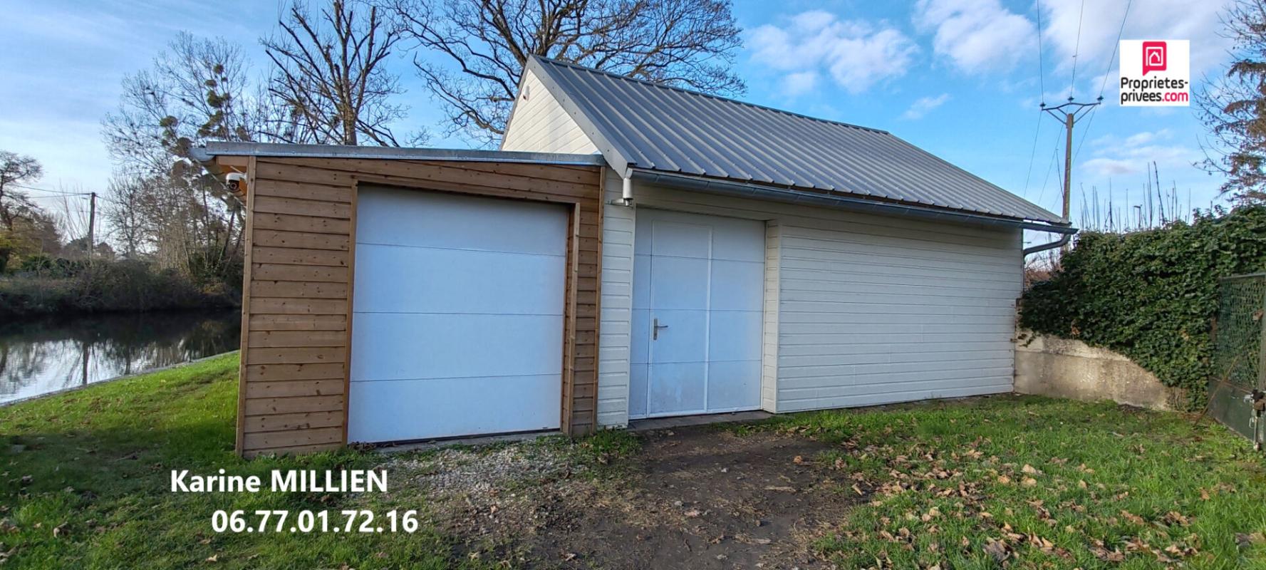 NONANCOURT NONANCOURT 27320 Maison individuelle et lodge aménagé, 4 étangs avec bras de rivière, double garage, terrain de plus de 5 Hectares - 488 800  HAI 10