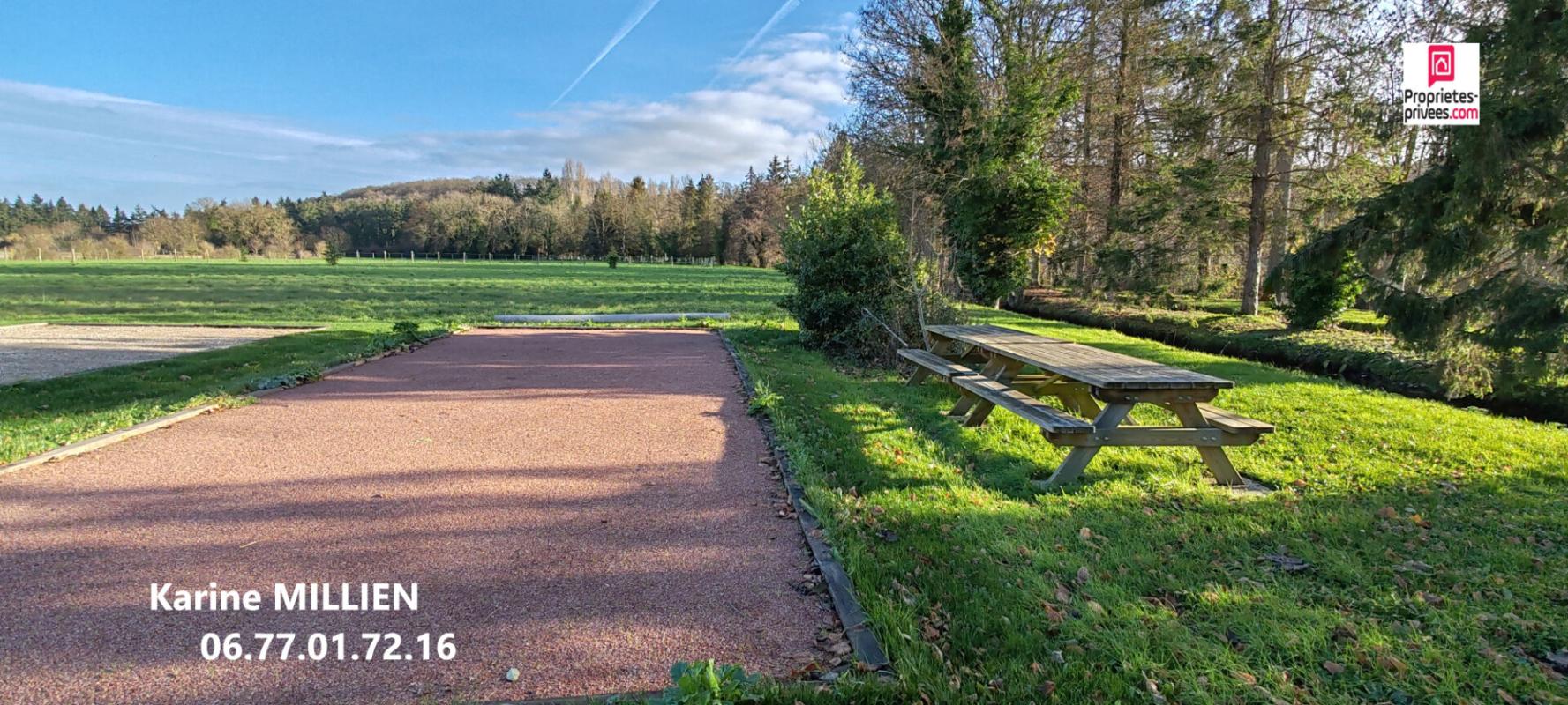 NONANCOURT NONANCOURT 27320 Maison individuelle et lodge aménagé, 4 étangs avec bras de rivière, double garage, terrain de plus de 5 Hectares - 488 800  HAI 5