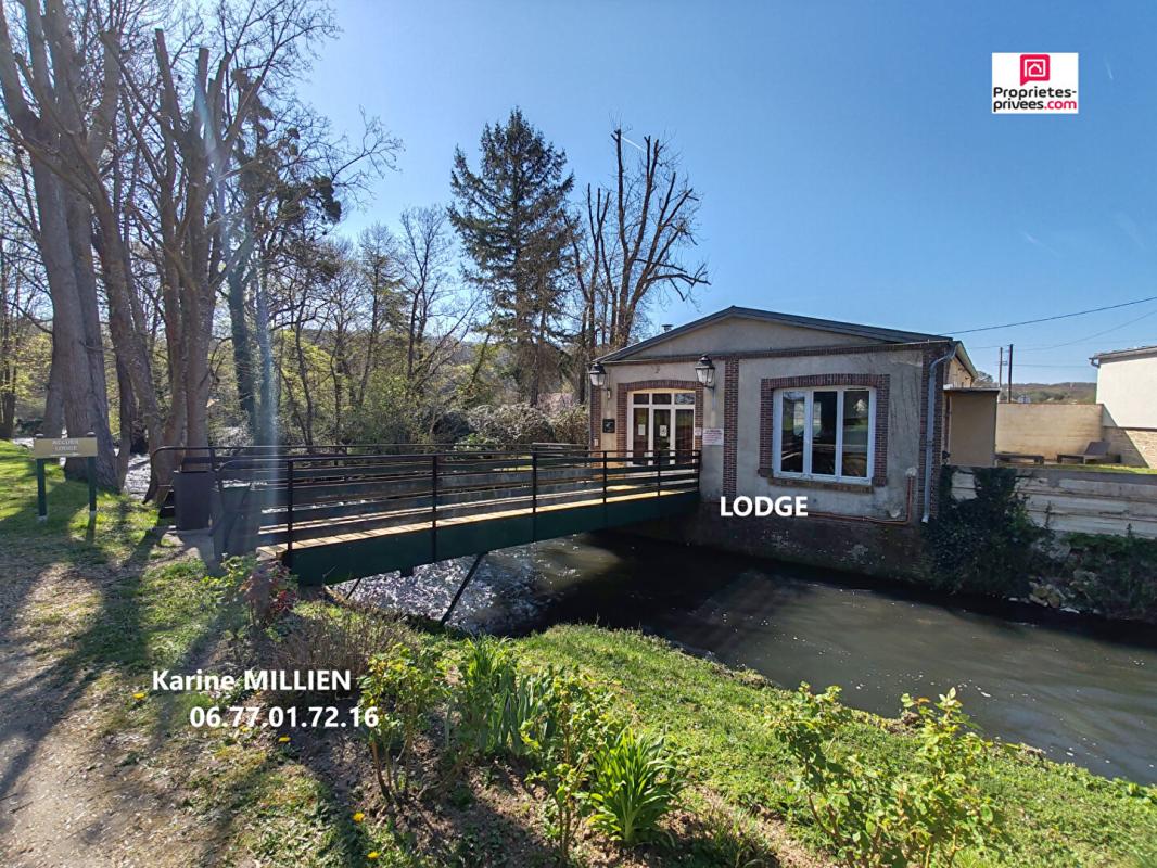 NONANCOURT NONANCOURT 27320 Maison individuelle et lodge aménagé, 4 étangs avec bras de rivière, double garage, terrain de plus de 5 Hectares - 488 800  HAI 8