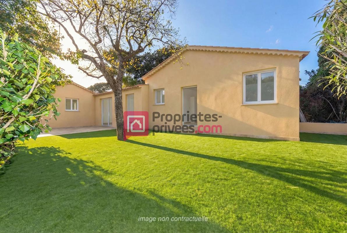 MOUGINS Mougins/Le Cannet villa individuelle rénovée entièrement, 3 pièces 55 m2, terrasse jardin parkings 1