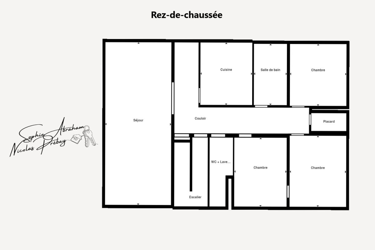 ANGERVILLE Maison, 6 chambres, sur sous-sol total avec jardin clos 13