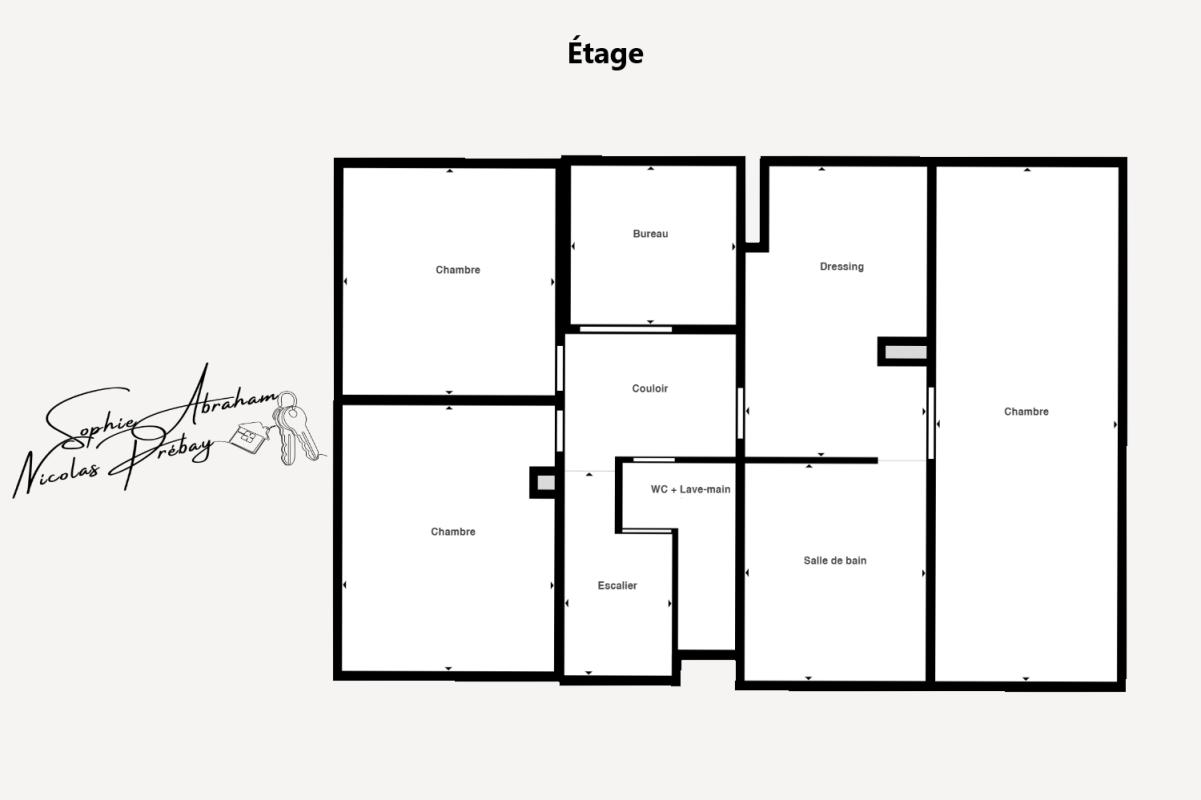 ANGERVILLE Maison, 6 chambres, sur sous-sol total avec jardin clos 14