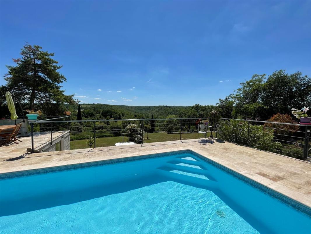 CAHORS Pradines (46090), maison 5 chambres 210 m2 sur 5000 m² de terrain avec piscine 2