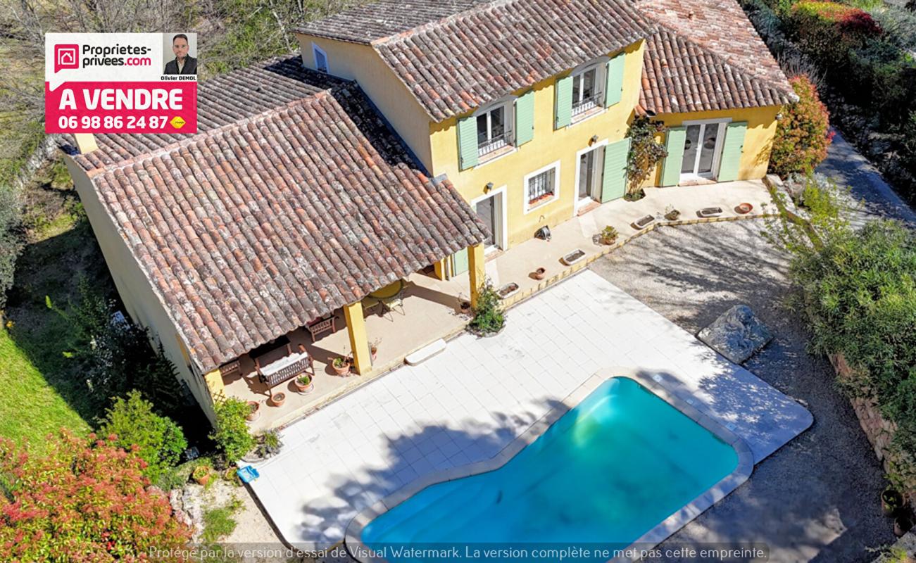 FAYENCE BELLE VILLA RECENTE de 215 m² Hab; 160 m² + 2 PIECES 50 m². CALME ET RESIDENTIEL 4