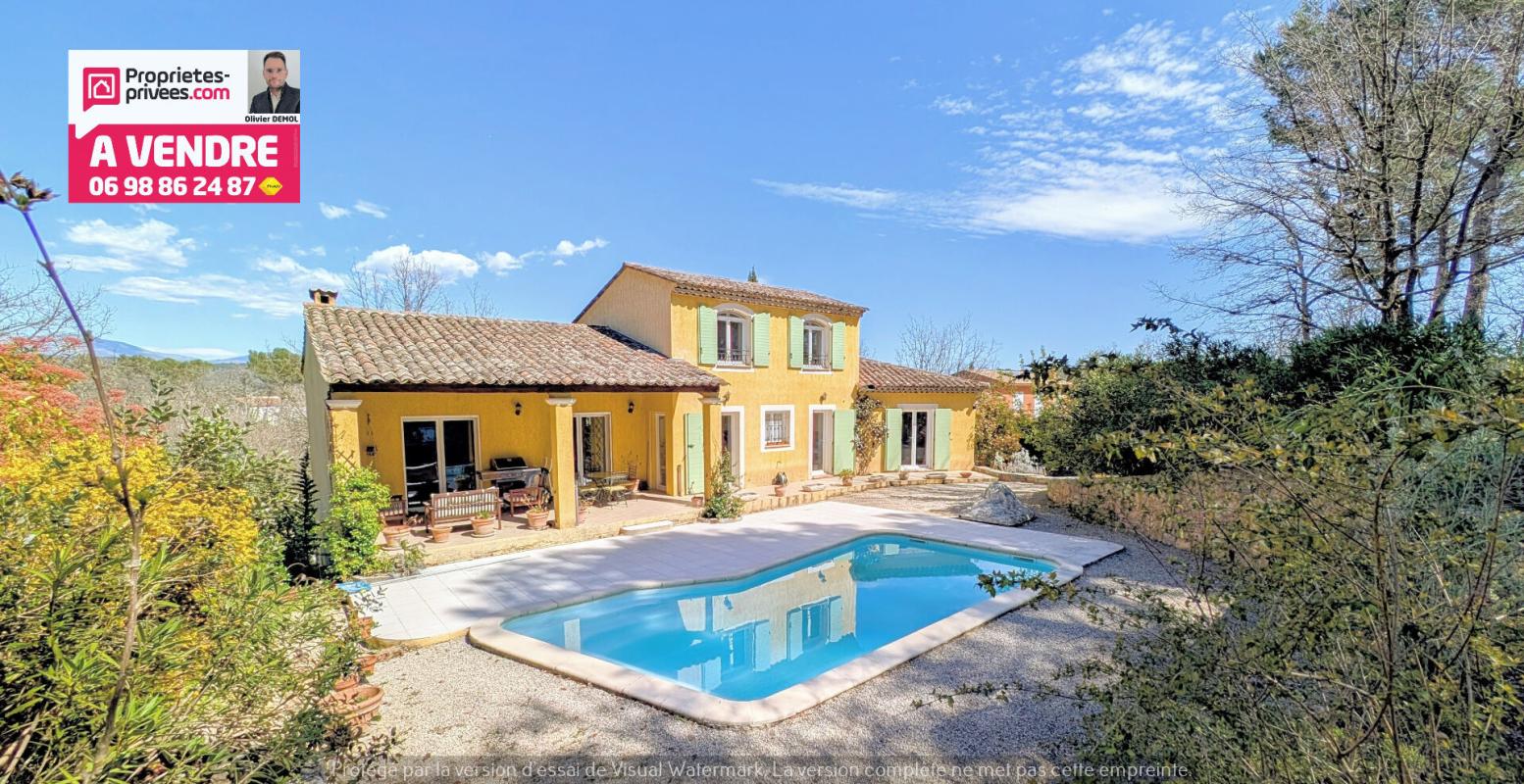 FAYENCE BELLE VILLA RECENTE de 215 m² Hab; 160 m² + 2 PIECES 50 m². CALME ET RESIDENTIEL 5