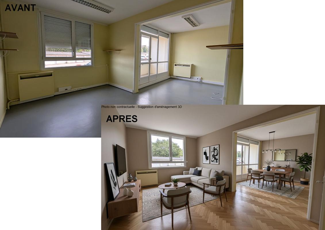 LIMOGES LIMOGES OUEST prox CHU - APT T4 Limoges prox CHU - 87 m² AVEC CAVE ET PARKING 2