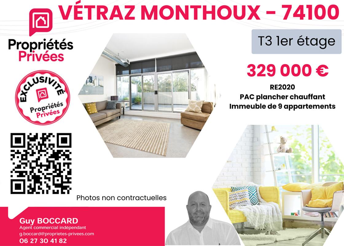 VETRAZ-MONTHOUX Appartement Vetraz Monthoux 3 pièce(s) 65.94 m2 1