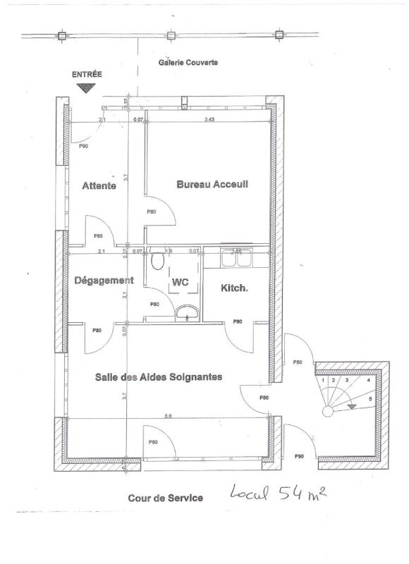 NONANCOURT SECTEUR NONANCOURT - Local commercial de 54 m²  accès PMR 11