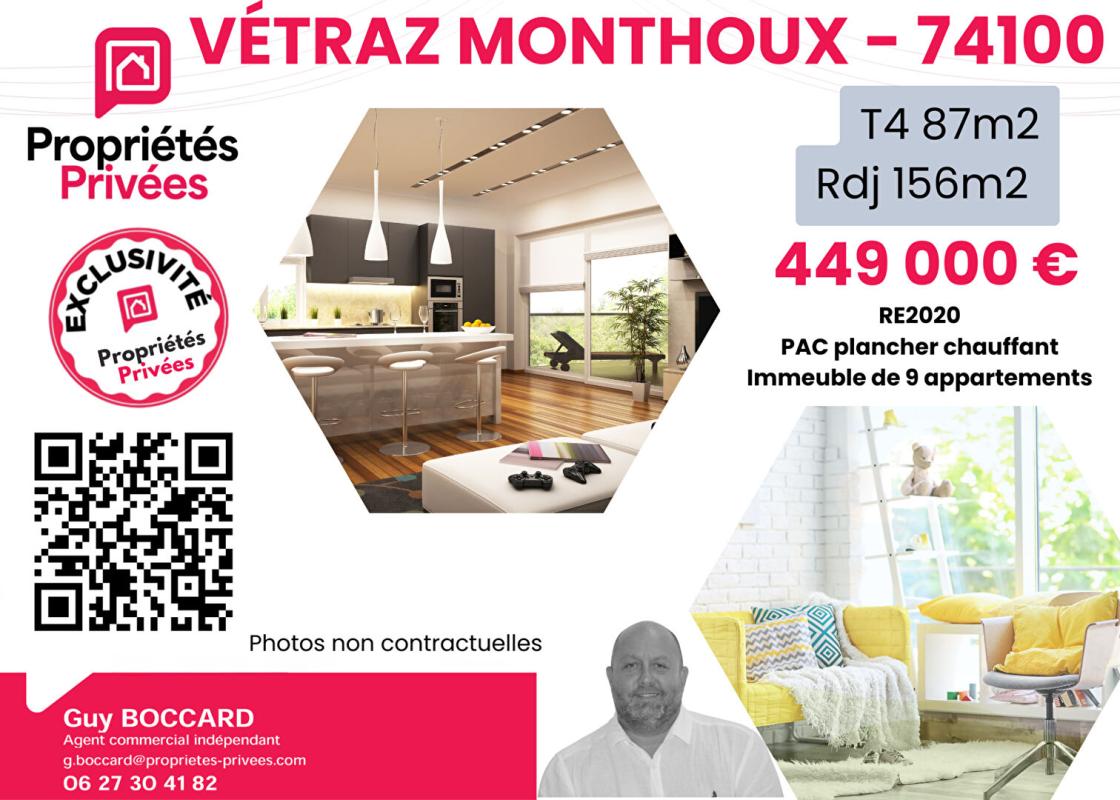 VETRAZ-MONTHOUX Appartement Vetraz Monthoux 4 pièce(s) 87.23 m2 1