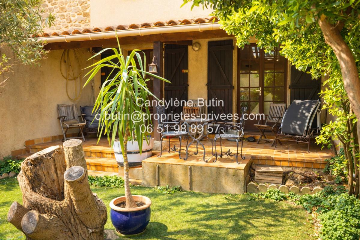 AZILLE Maison DE VILLAGE DE PIERRES GRAND GARAGE ET JARDIN 16