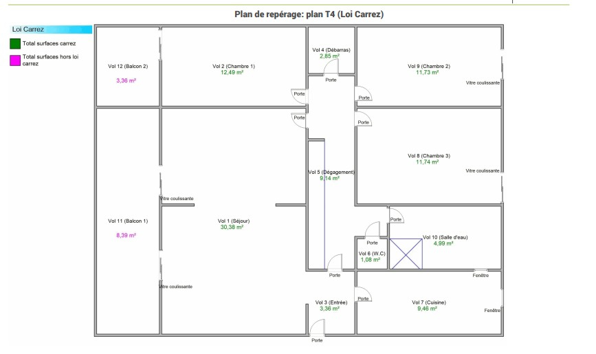 MARSEILLE-10E-ARRONDISSEMENT Appartement Marseille 4 pièce(s) 97 m2 avec extérieur 15